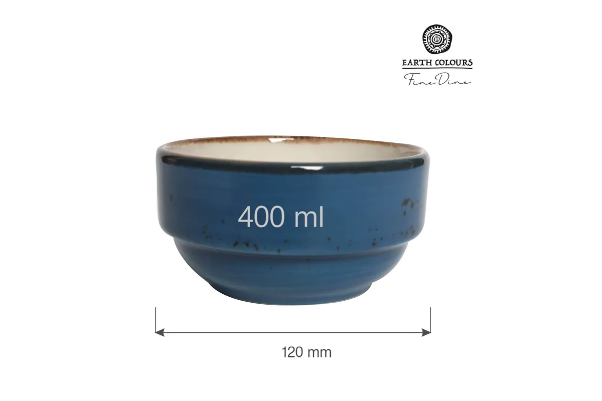 Miska sztaplowana Iris 120 mm, 400 ml Fine Dine 778173