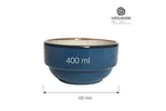 Miska sztaplowana Iris 120 mm, 400 ml Fine Dine 778173