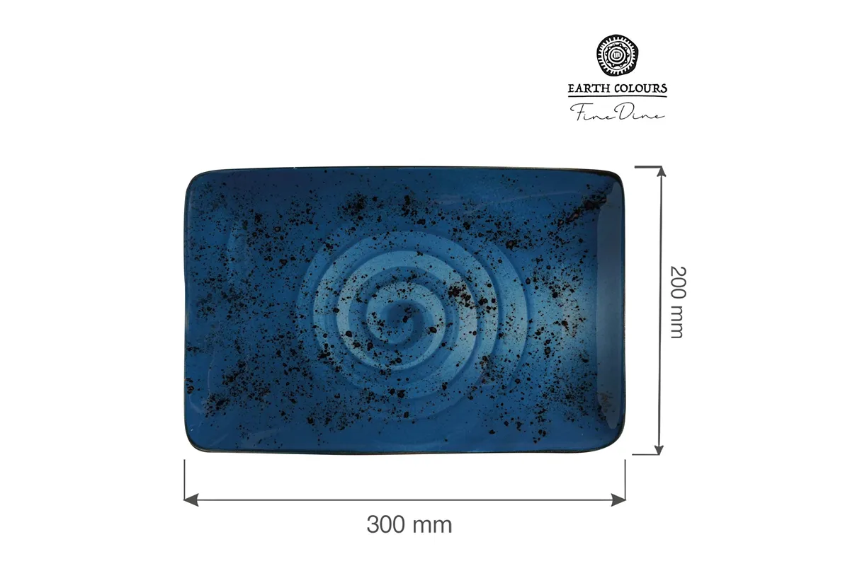 Talerz prostokątny Iris 300x200 mm Fine Dine 778234