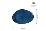 Talerz o organicznym kształcie Iris 350x210 mm Fine Dine 778241