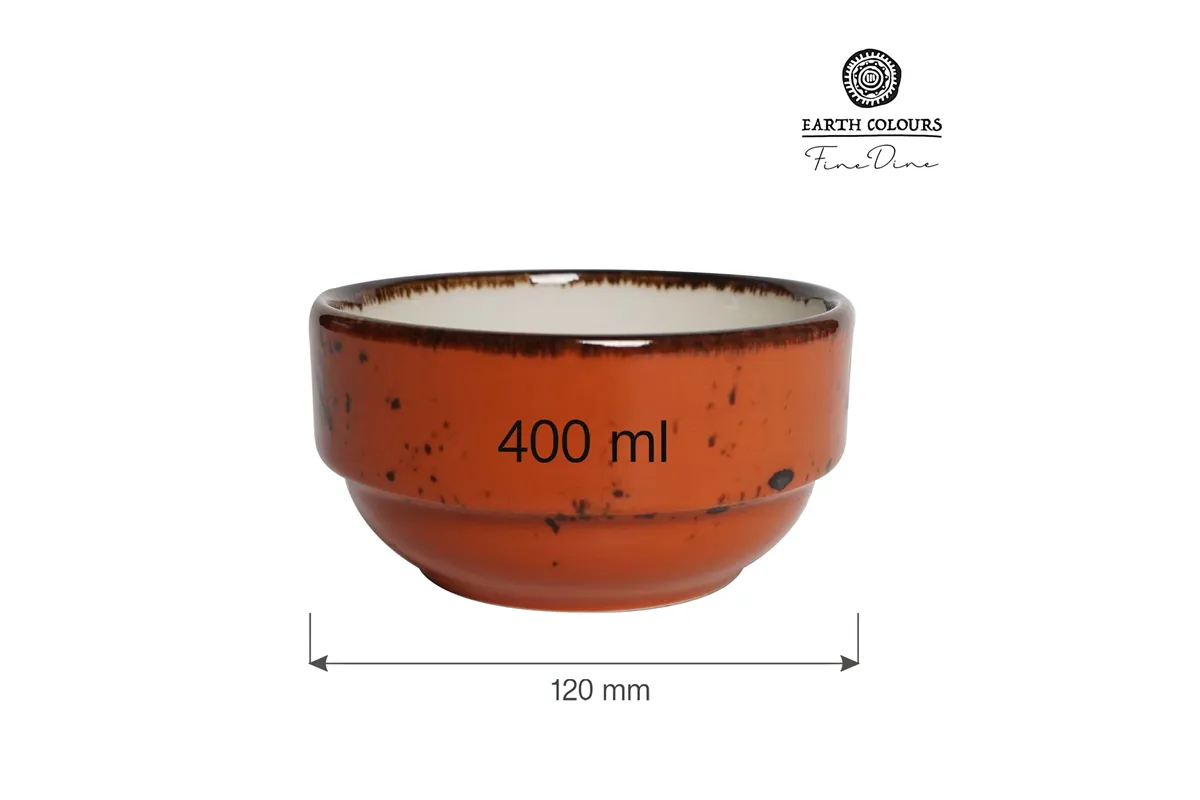 Miska sztaplowana Dahlia 120 mm, 400 ml Fine Dine 778388