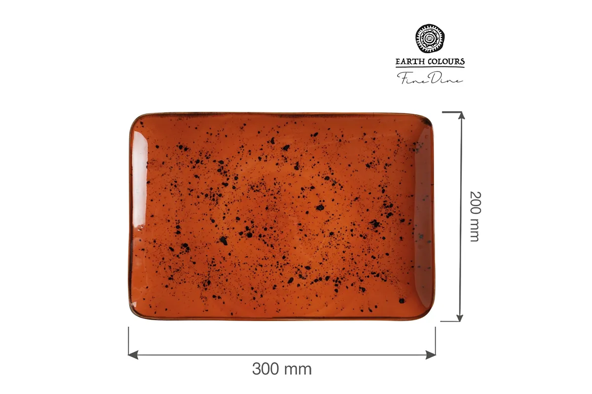 Talerz prostokątny Dahlia 300x200 mm Fine Dine 778449