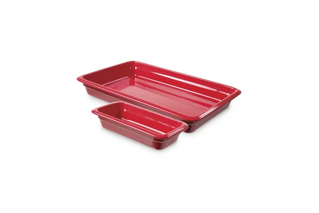 Pojemnik porcelanowy GN 1/2, czerwony Fine Dine 783238 Pojemnik porcelanowy GN 1/2, czerwony Fine Dine 783238
