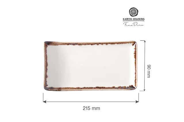 Talerz serwingowy Vanilla 215x90 mm Fine Dine 781081 Talerz serwingowy Vanilla 215x90 mm Fine Dine 781081