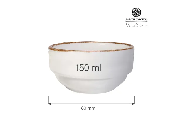Miska sztaplowana Vanilla 80 mm, 150 ml Fine Dine 781128 Miska sztaplowana Vanilla 80 mm, 150 ml Fine Dine 781128