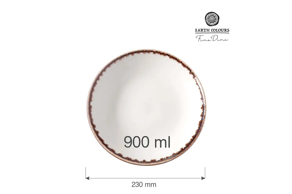 Talerz głęboki coupe Vanilla 230 mm, 900 ml Fine Dine 781173