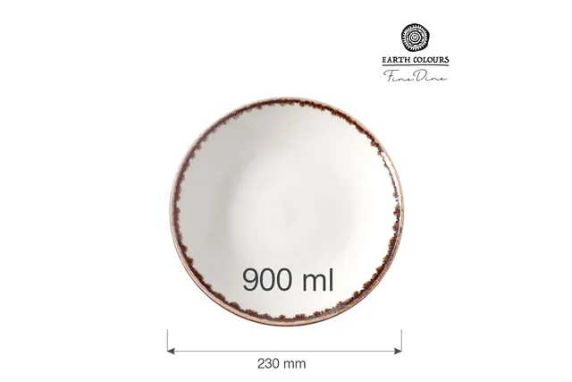 Talerz głęboki coupe Vanilla 230 mm, 900 ml Fine Dine 781173 Talerz głęboki coupe Vanilla 230 mm, 900 ml Fine Dine 781173