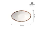 Miska łódka Vanilla 250x160 mm Fine Dine 781180
