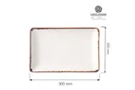 Talerz prostokątny Vanilla 300x200 mm Fine Dine 781197