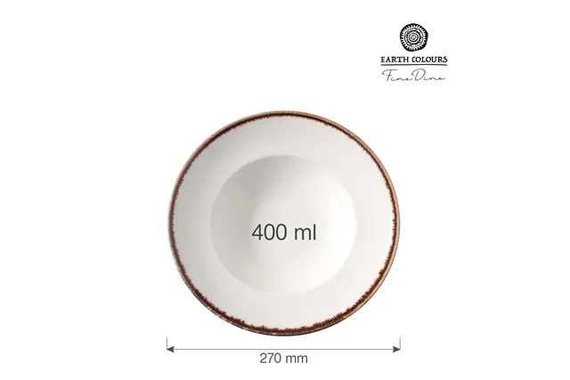 Talerz do pasty Vanilla 270 mm, 400 ml Fine Dine 781234 Talerz do pasty Vanilla 270 mm, 400 ml Fine Dine 781234