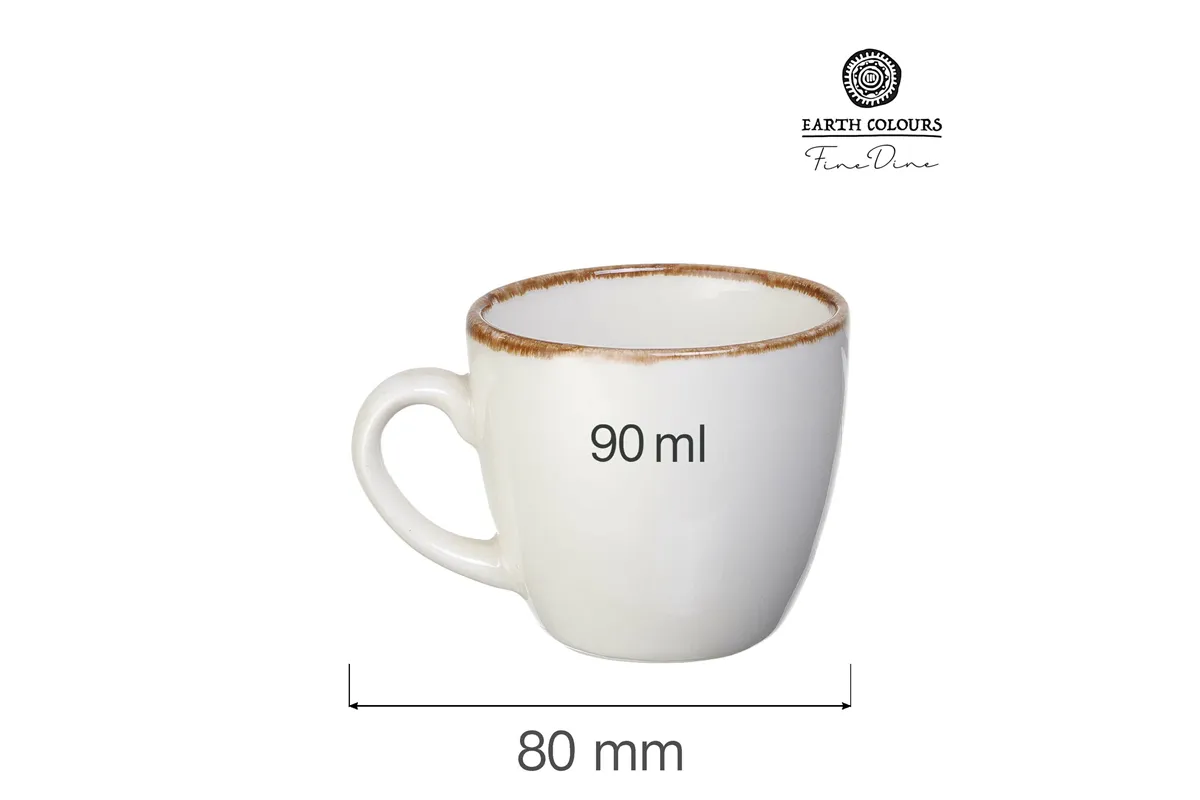 Filiżanka do espresso Vanilla 90 ml Fine Dine 781258