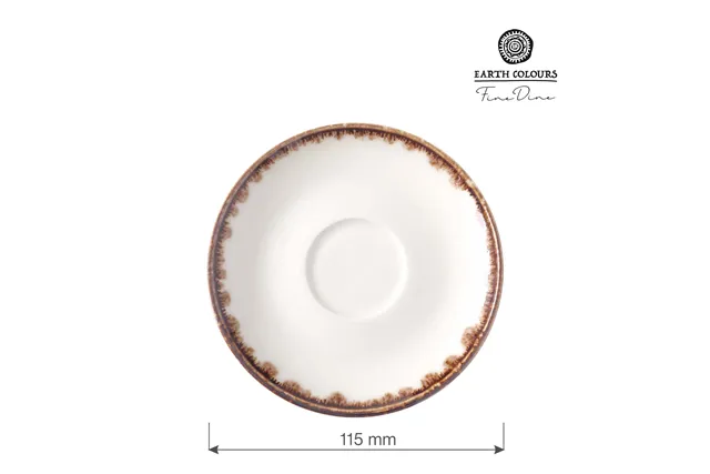 Spodek do espresso Vanilla 115 mm Fine Dine 781265 Spodek do espresso Vanilla 115 mm Fine Dine 781265