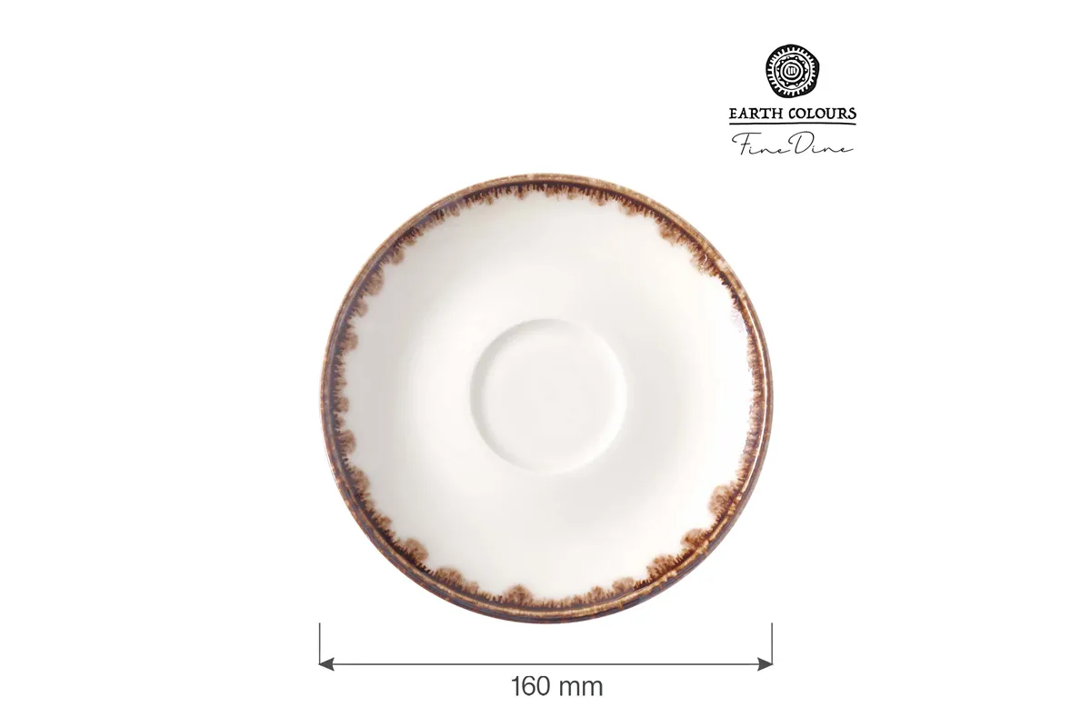 Spodek do filiżanki Vanilla 160 mm Fine Dine 781289