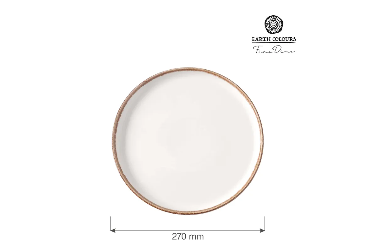 Talerz z wysokim rantem Vanilla 270 mm Fine Dine 781296