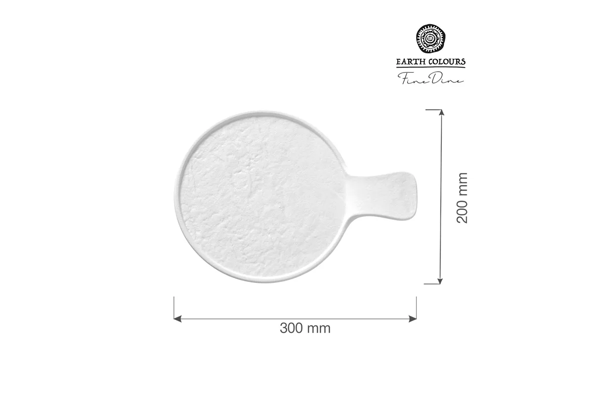 Talerz serwingowy z rączką Nordic 300x220x30 mm Fine Dine 779477