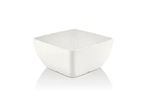 Miska kwadratowa z melaminy do ekspozytora 171578, biała, 125x125x(h)65 mm Fine Dine 779620