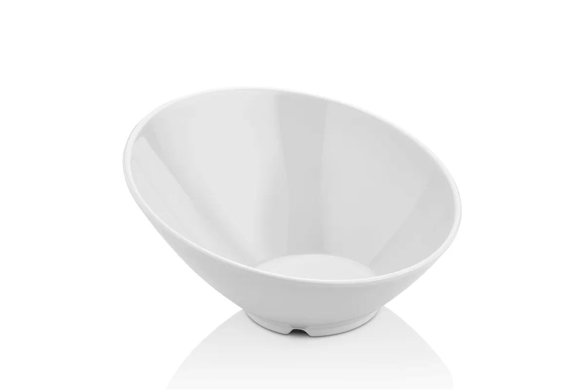 Miska skośna z melaminy, biała, 262x(h)138 mm Fine Dine 779712