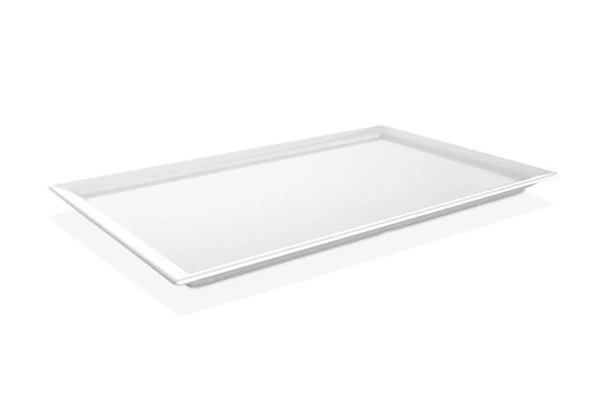 Taca GN 2/4 z melaminy, biała Fine Dine 870778