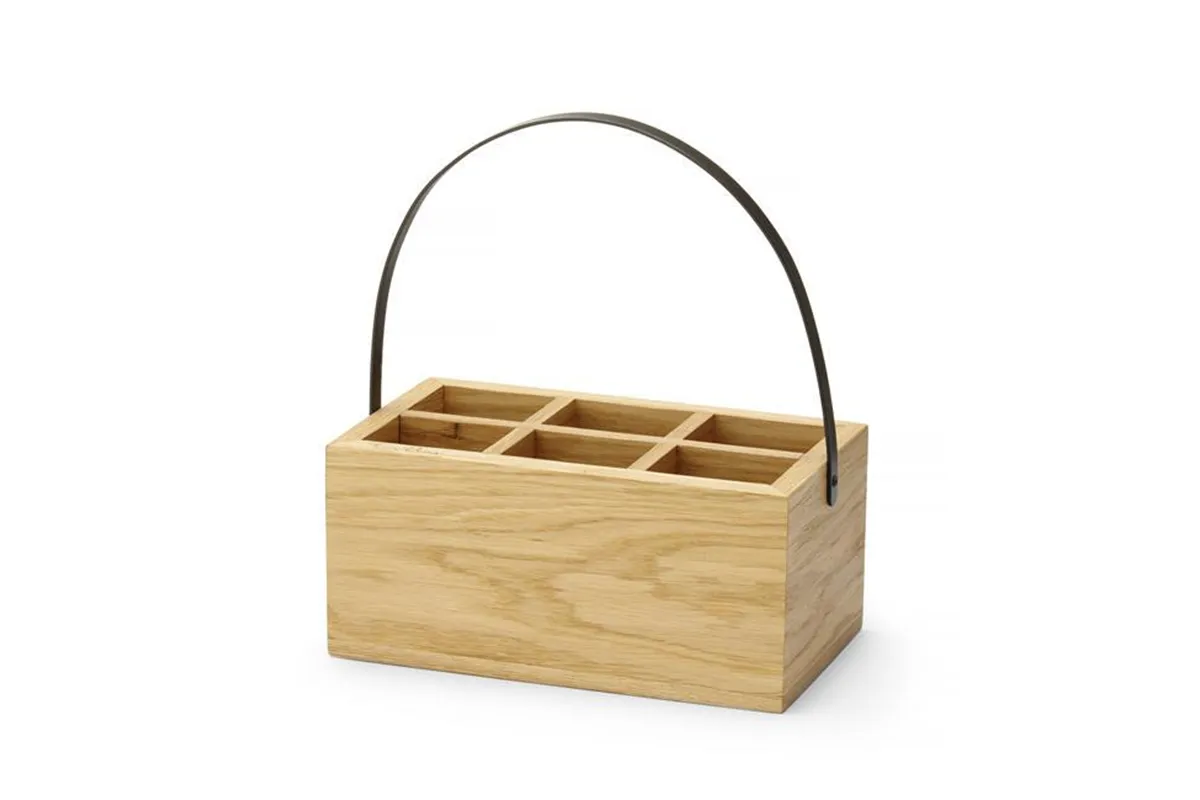 Skrzynka z uchwytem na akcesoria stołowe Madeira 280x180x120 mm Fine Dine 664407