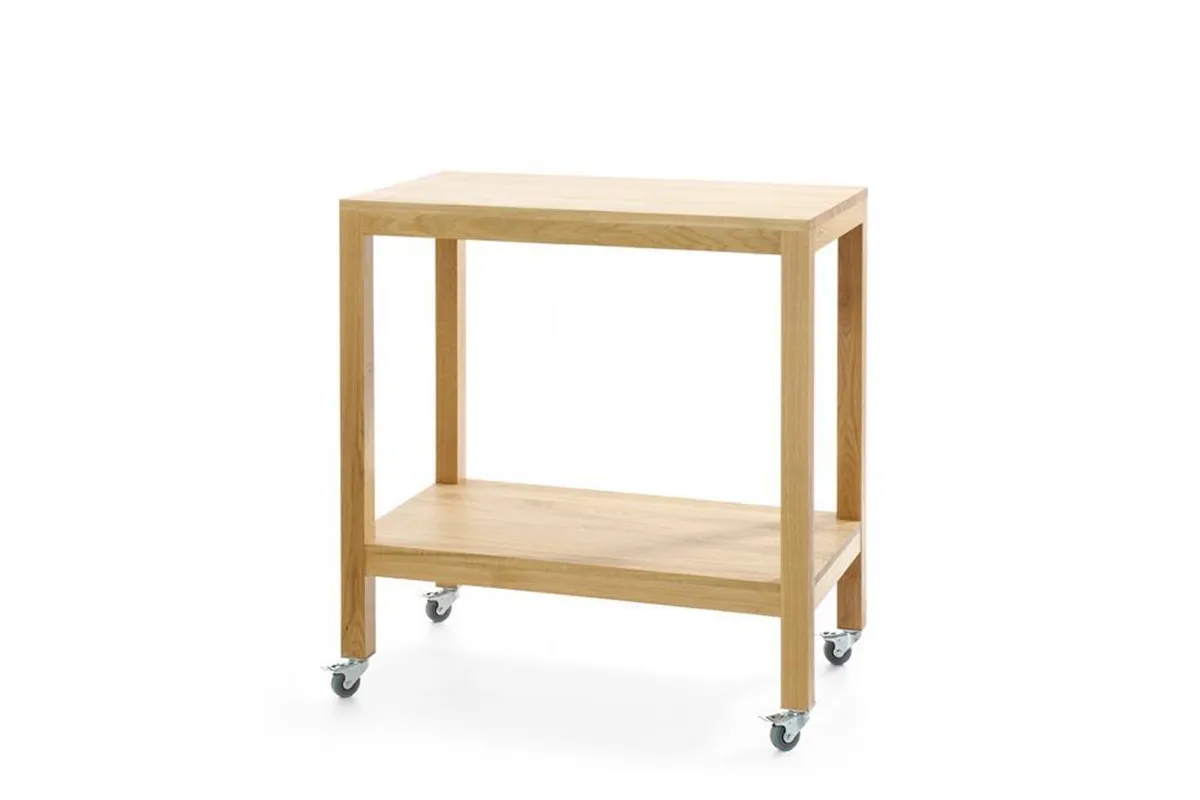 Wózek kelnerski dębowy Madeira 820x460x(h)850 mm Fine Dine 664483