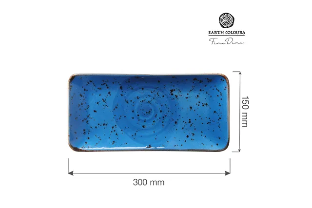 Talerz prostokątny Iris, 300x150 mm Fine Dine 769652 Talerz prostokątny Iris, 300x150 mm Fine Dine 769652