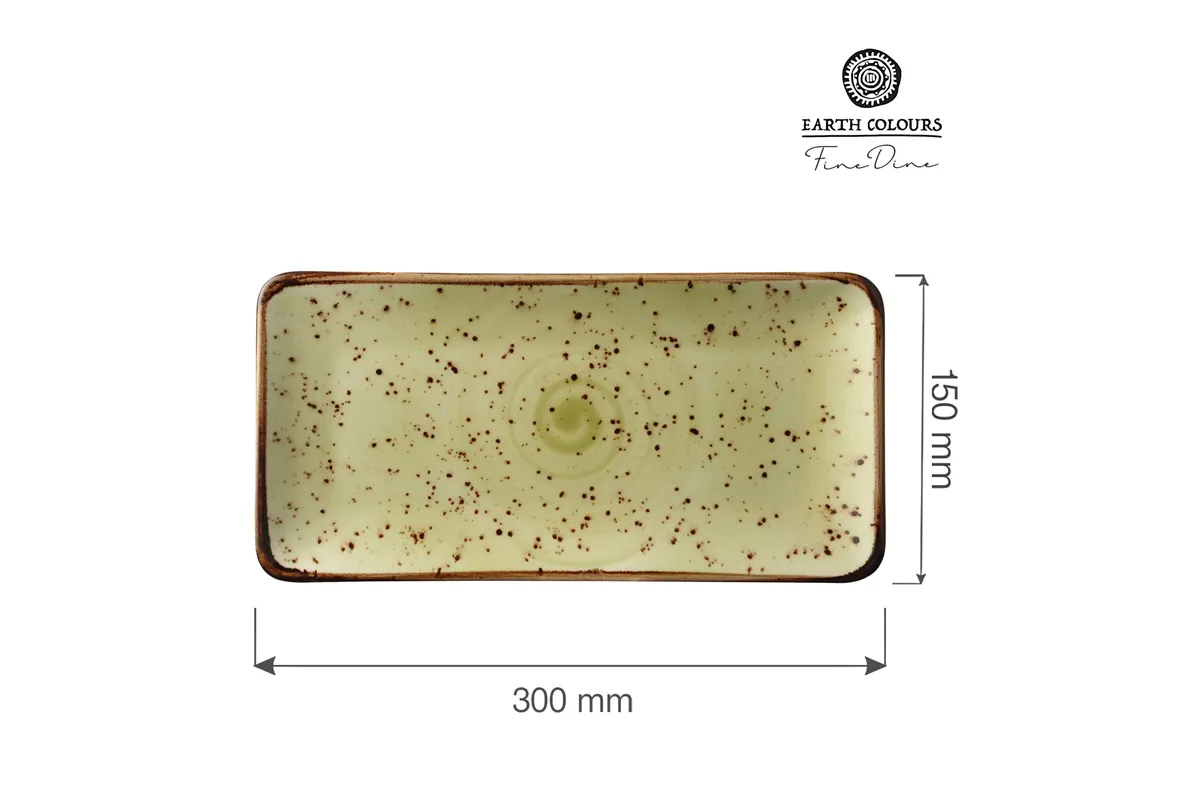 Talerz prostokątny Olive, 300x150 mm Fine Dine 769669