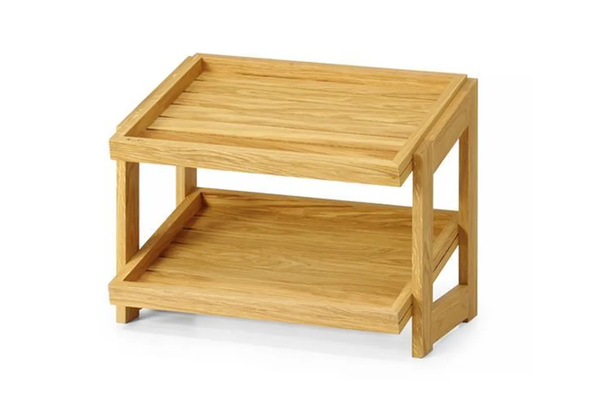 Stojak 2-poziomowy dębowy 574x323x441 mm Fine Dine 991269