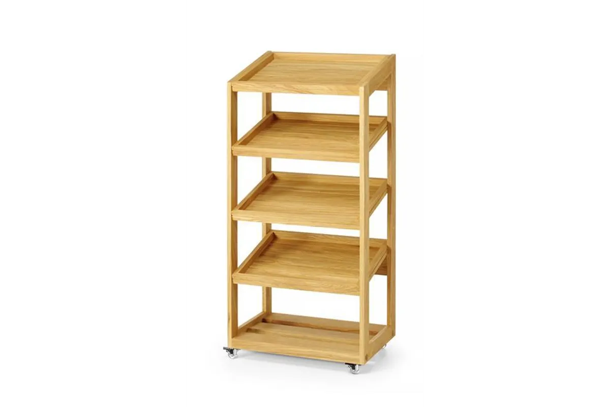 Stojak 4-poziomowy dębowy 574x400x1197 mm Fine Dine 991270