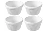 Miseczka ramekin, kremowa, 70x70x(H)37 mm - zestaw 4 szt. Fine Dine 565650