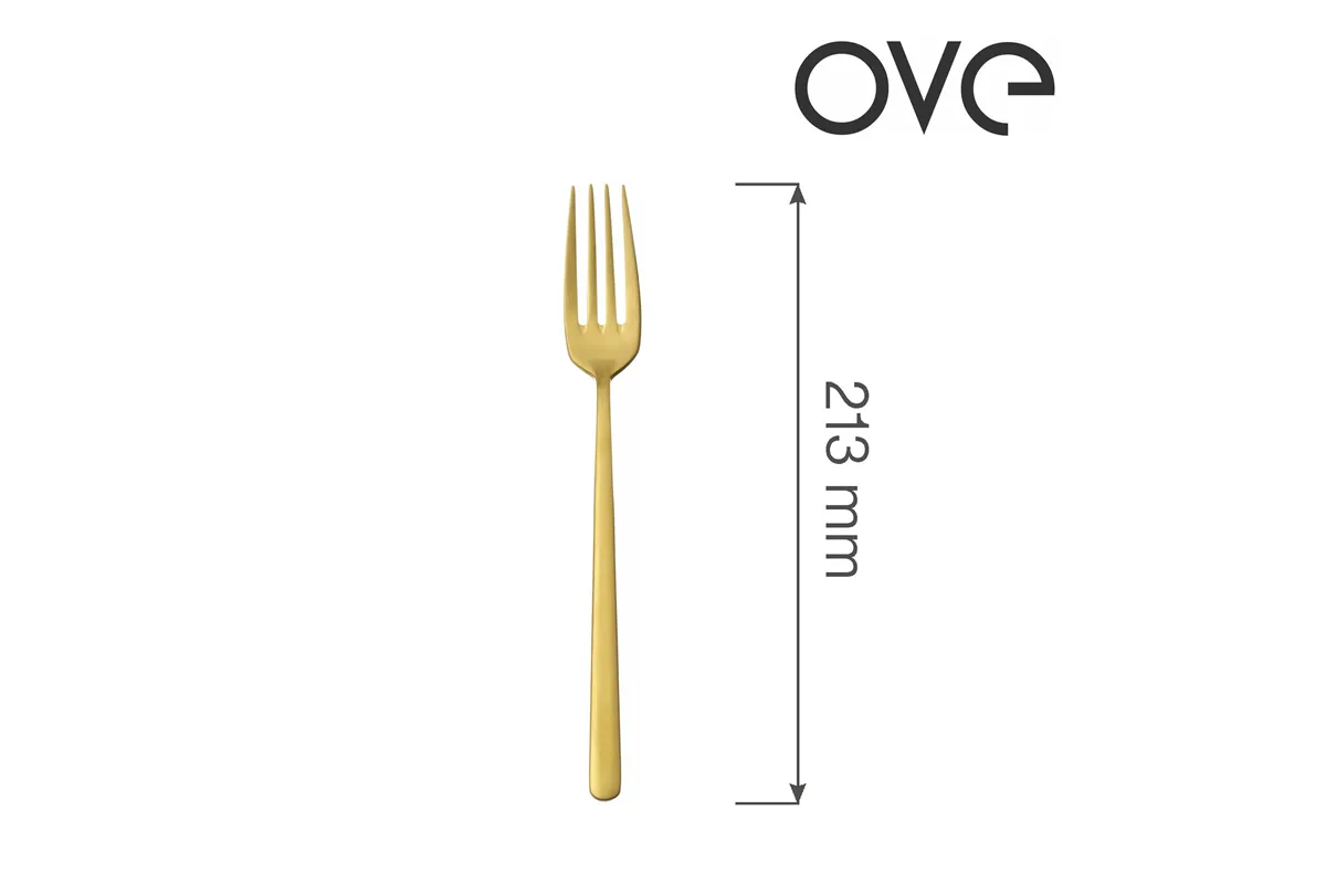 Widelec stołowy Amarone Gold, OVE, 213 mm Ove 764336