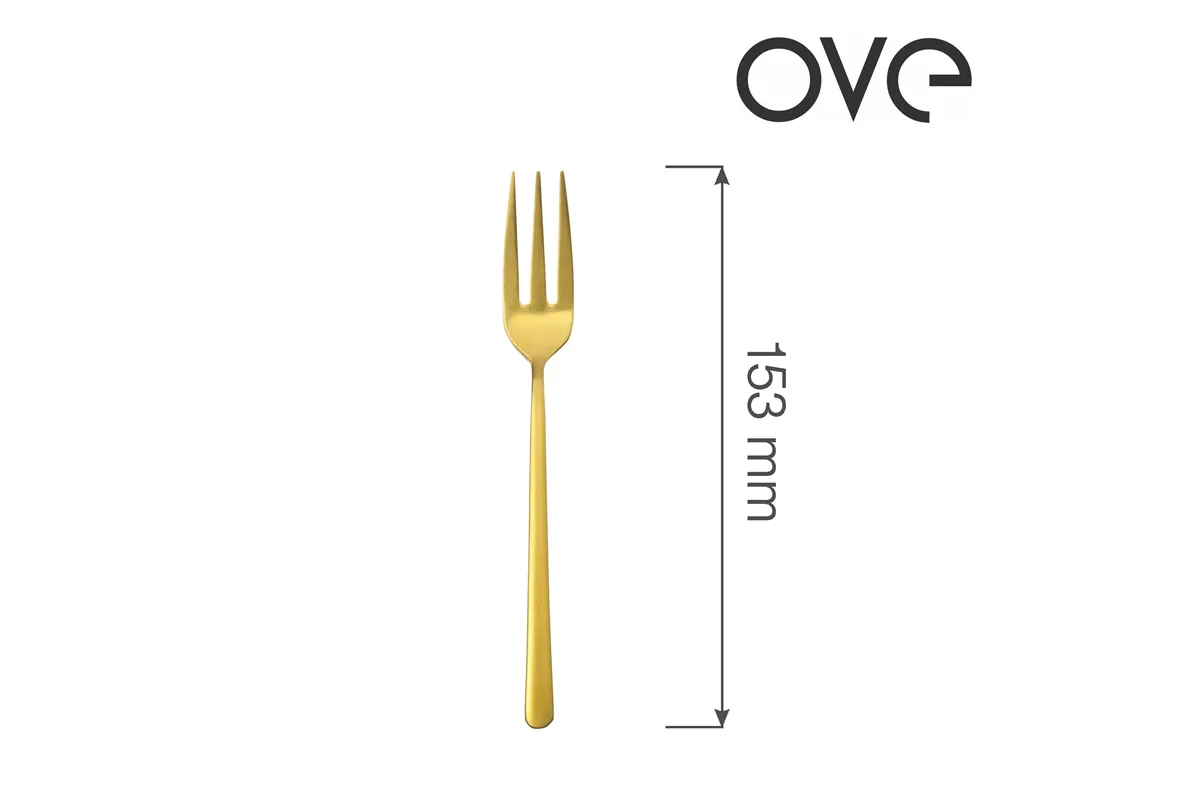 Widelczyk do ciasta Amarone Gold, OVE, 153 mm Ove 764350