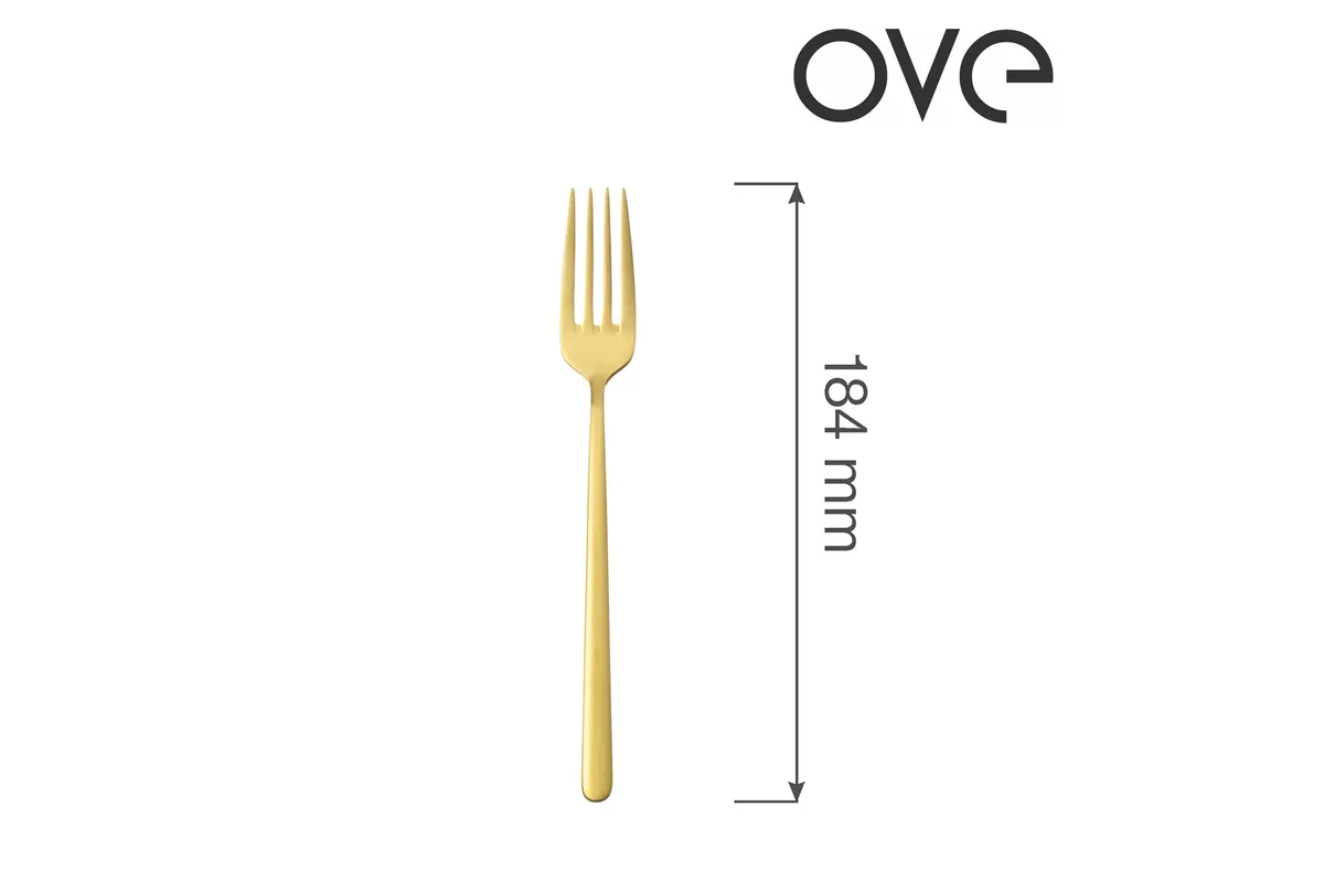 Widelec deserowy Amarone Gold, OVE, 184 mm Ove 764398