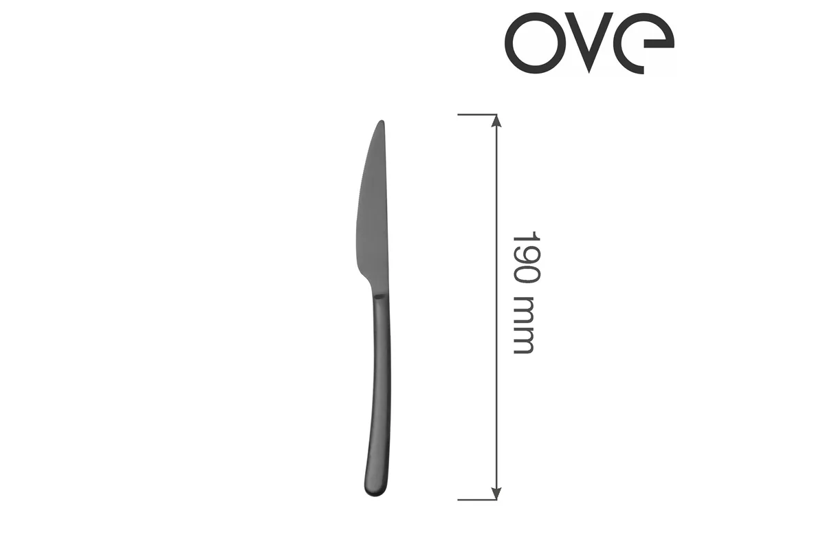 Nóż deserowy Amarone Black, OVE, 190 mm Ove 764855
