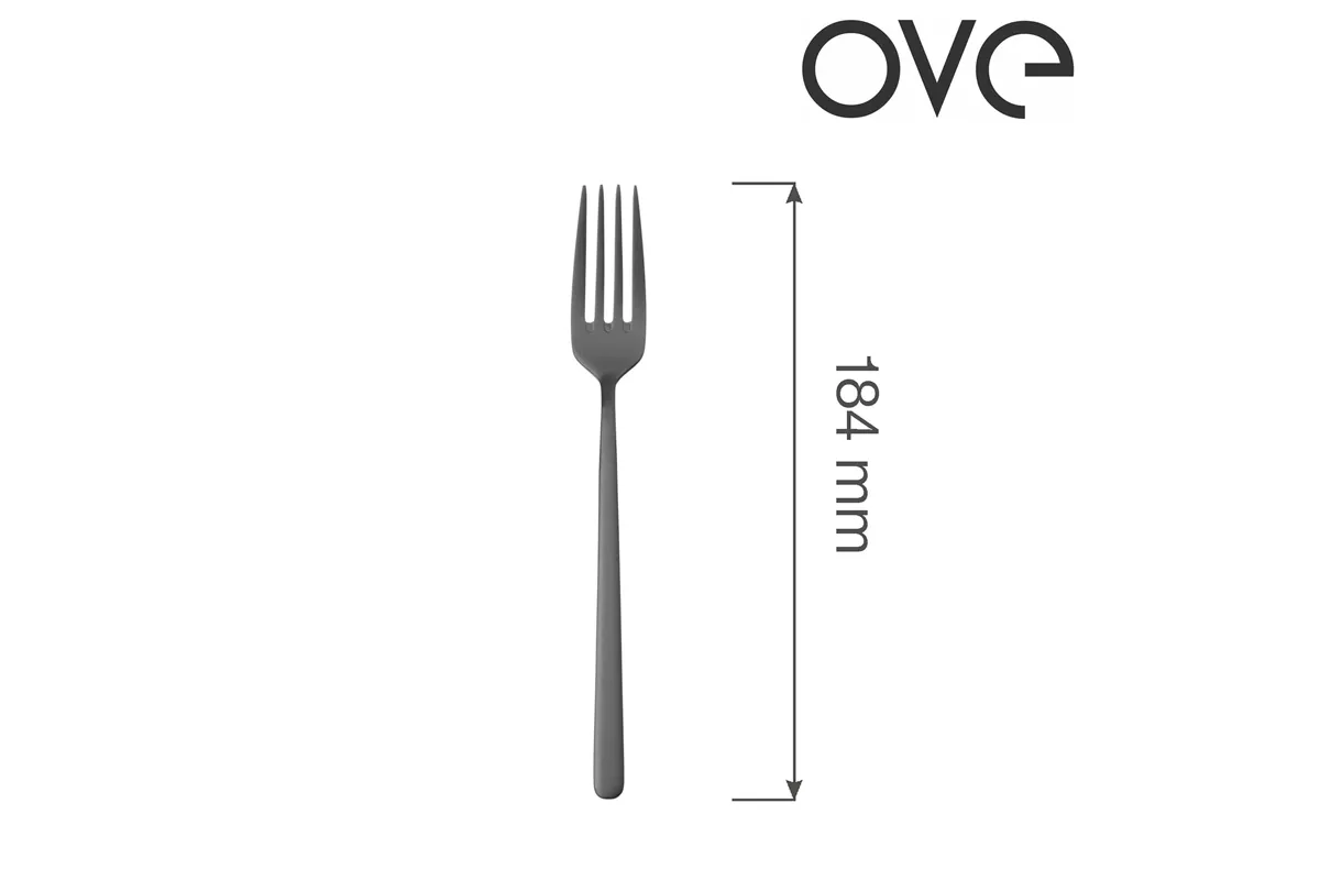 Widelec deserowy Amarone Black, OVE, 184 mm Ove 764879