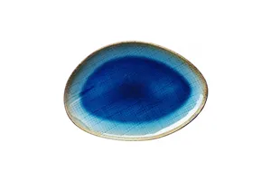 Talerz o organicznym kształcie Lazur, 270x190mm Fine Dine 769799
