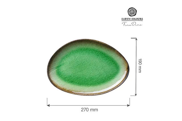 Talerz o organicznym kształcie Beryl, 270x190mm Fine Dine 769805 Talerz o organicznym kształcie Beryl, 270x190mm Fine Dine 769805