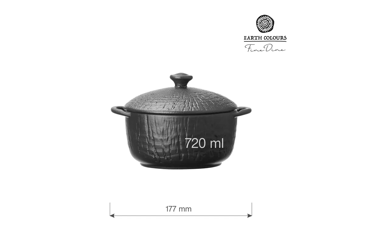 Miska na zupę z pokrywką Crust, 720 ml  Fine Dine 769829