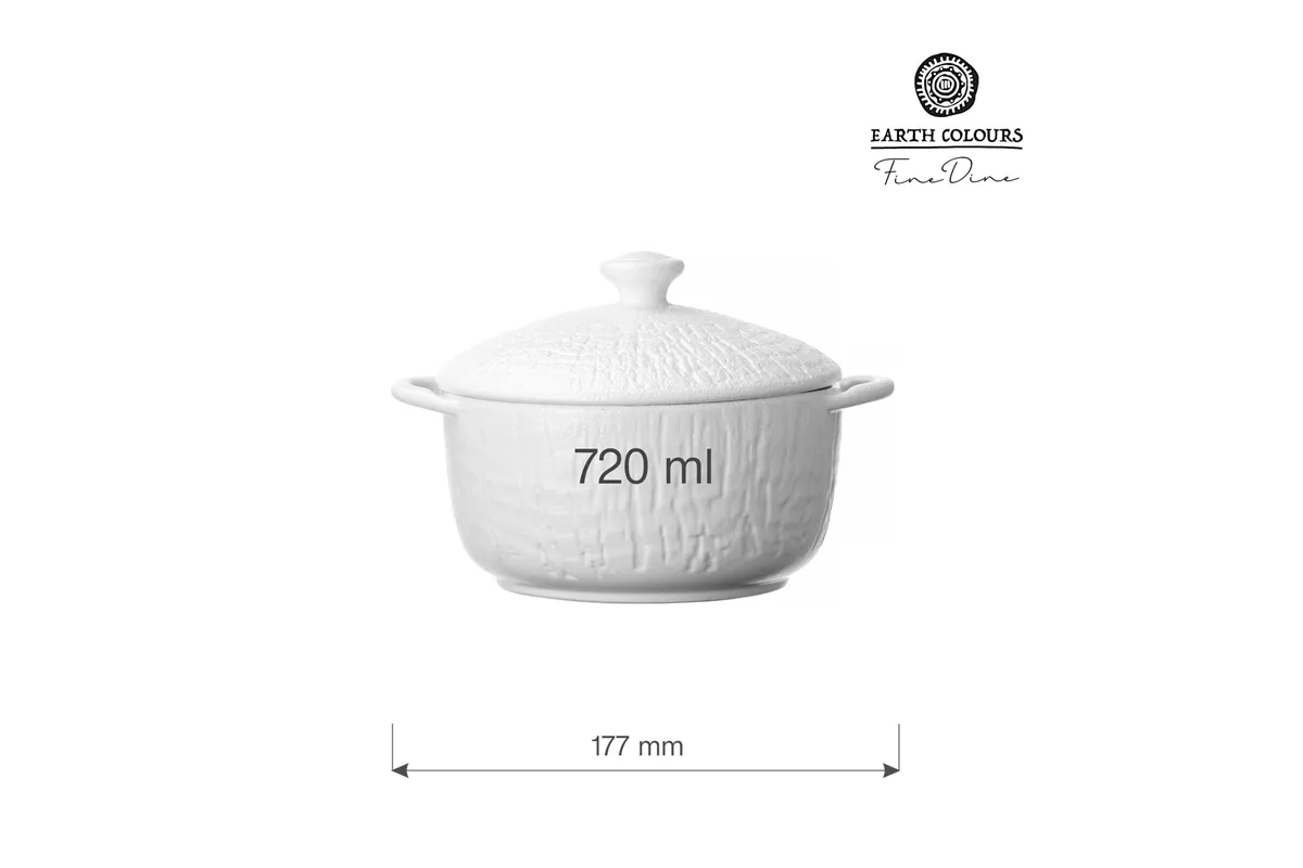Miska na zupę z pokrywką Nordic, 720 ml Fine Dine 769867