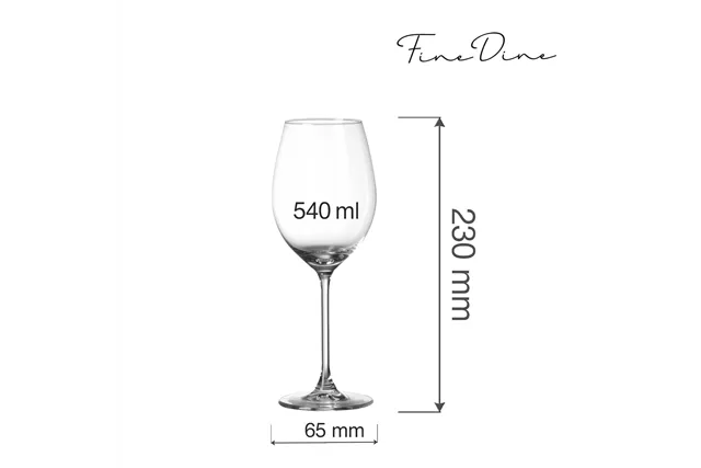 Kieliszek do wina Cantare, 540ml Fine Dine 781883 Kieliszek do wina Cantare, 540ml Fine Dine 781883