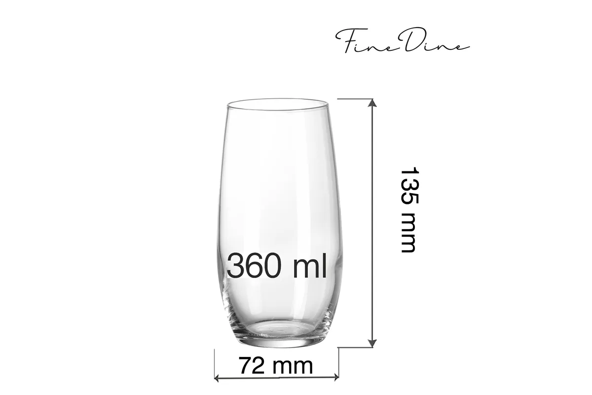 Szklanka wysoka Cantare, 360ml Fine Dine 781944