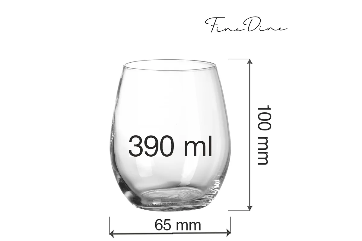 Szklanka niska Cantare, 390ml Fine Dine 781951