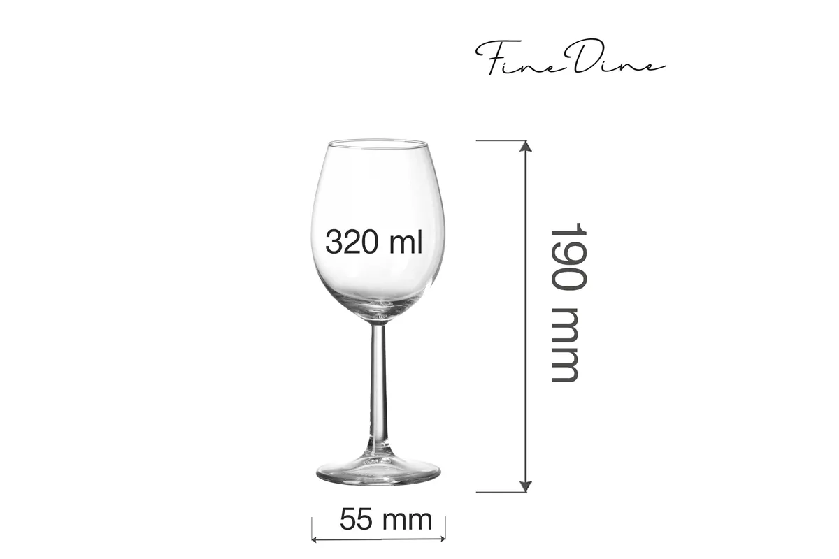 Kieliszek do wina Volare Banquet, 320ml Fine Dine 781869