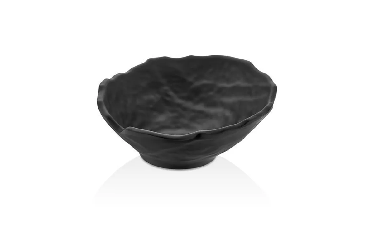 Miska skośna Rock, czarna, 232x225x(h)95mm Fine Dine 562307