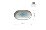 Talerz owalny Galaxy, 200 x 1100mm Fine Dine 769126