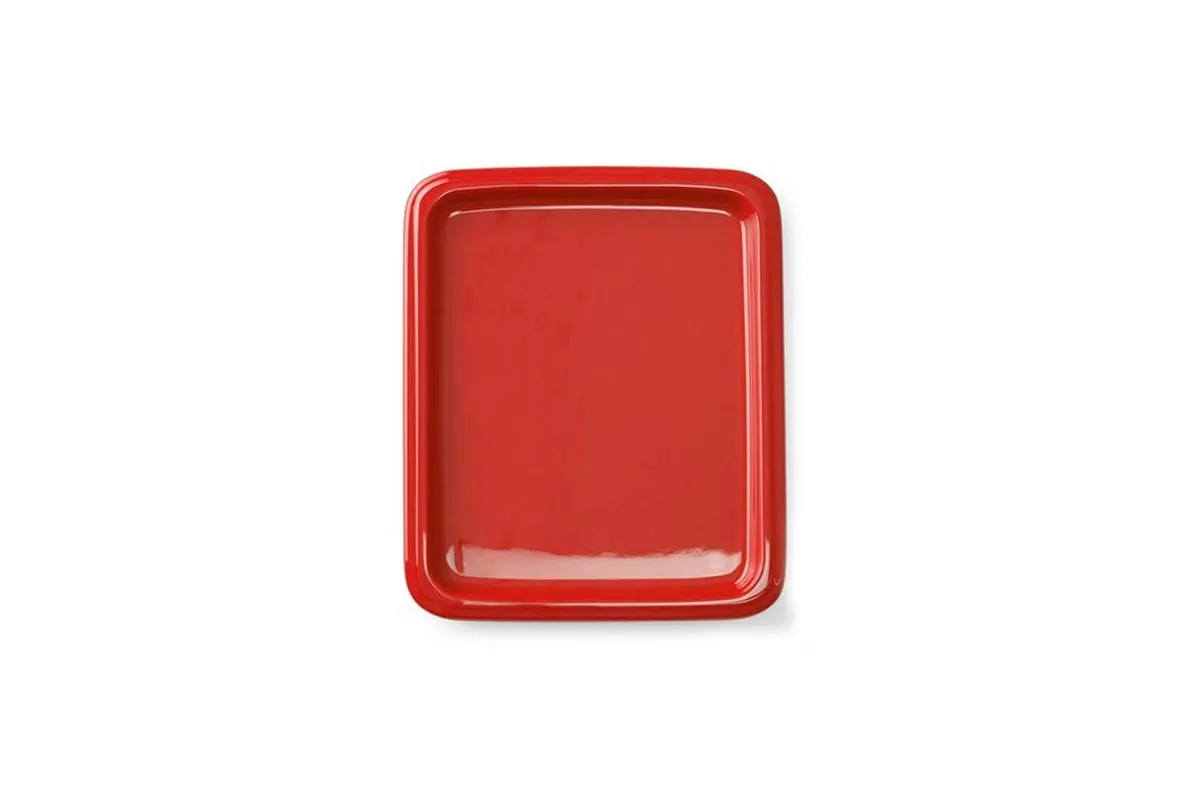 Taca porcelanowa GN 2/4, czerwona 530x163 mm Fine Dine 783450