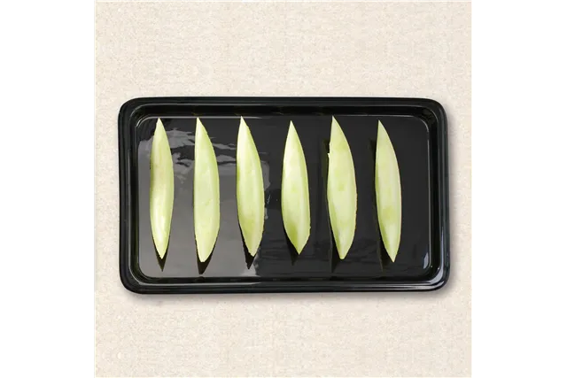 Taca porcelanowa GN 2/4, czarna 530x163 mm Fine Dine 783467 Taca porcelanowa GN 2/4, czarna 530x163 mm Fine Dine 783467