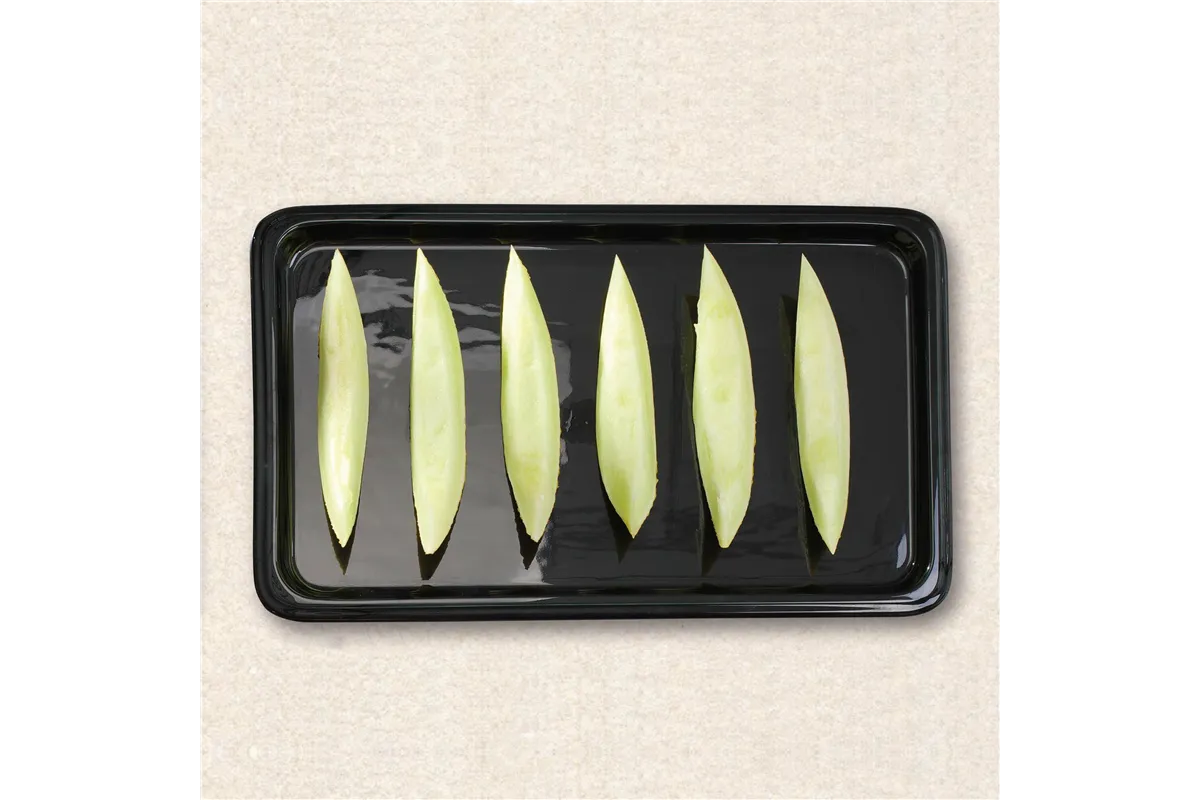 Taca porcelanowa GN 1/1, czarna 530x325 mm Fine Dine 783689