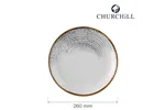 Talerz płytki Homespun Accents Jasper Grey 260 mm Churchill HAJGEV101