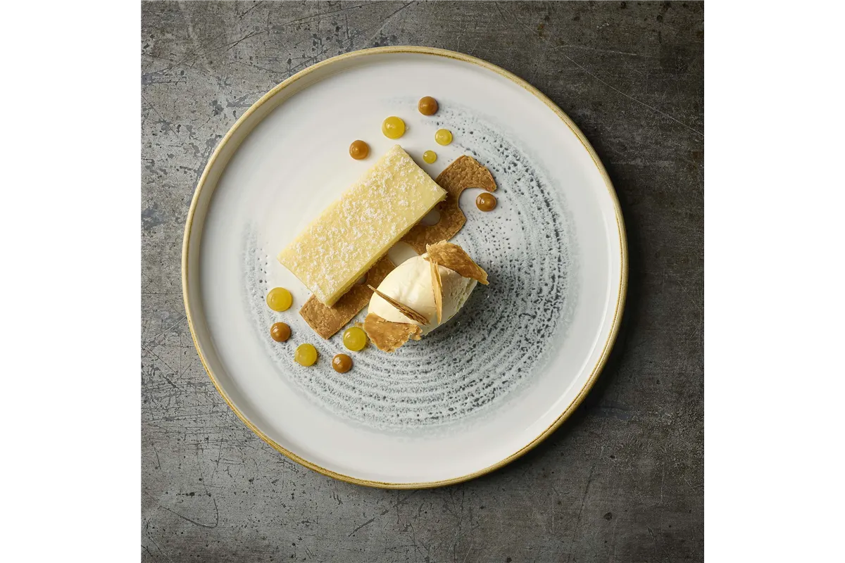 Talerz płytki Homespun Accents Jasper Grey 288 mm Churchill HAJGEV111