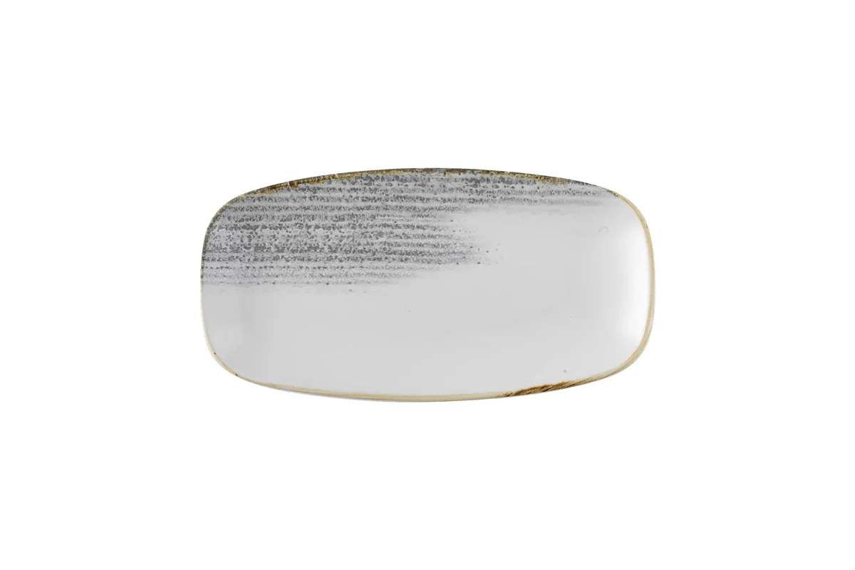 Talerz prostokątny Homespun Accents Jasper Grey 298x153 mm Churchill HAJGXO111